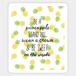 Pineapple Quote Magnet